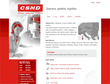 Tablet Screenshot of csnd.cz